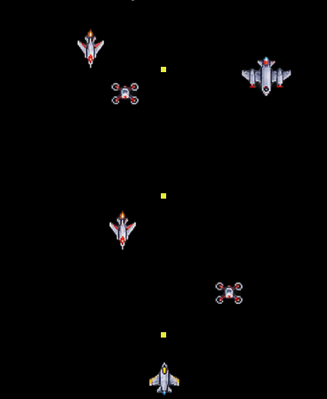 Vertical space shooter