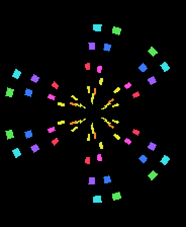 Confetti burst